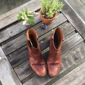 Burgundy Madewell Boots 8.5